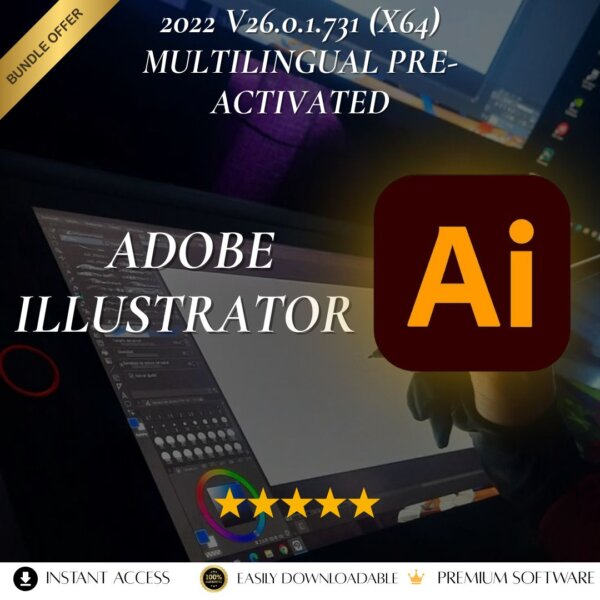 Adobe Illustrator 2022 – Vector Graphics & Illustration Software