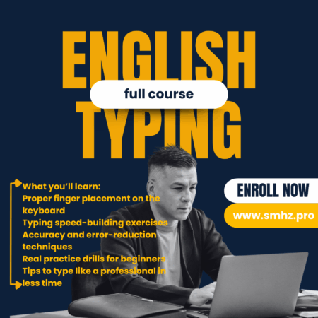 ⌨️ English Typing Full Course in One Video (Urdu)