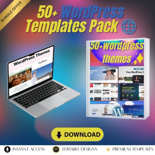 🎨 “WordPress Templates – Ready-Made Website Designs”