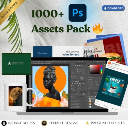 🎨 “Photoshop Collection – Creative Design Assets”